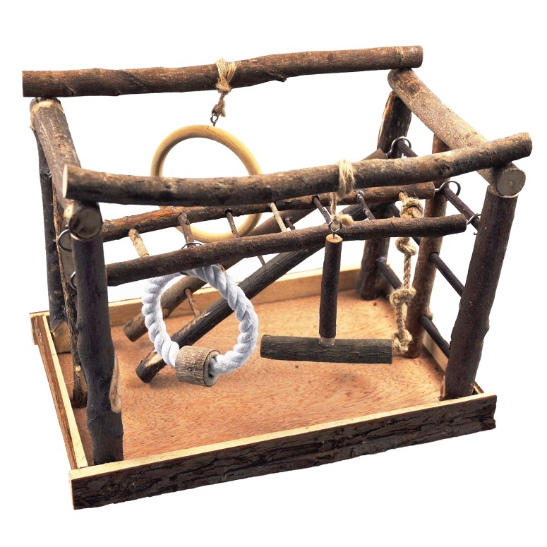 小鳥アスレチック オウム真理教 ヨウム 照明ランプ Niteangel Natural Living Playground for Birds, Bird Activity Center 【並行輸入品】