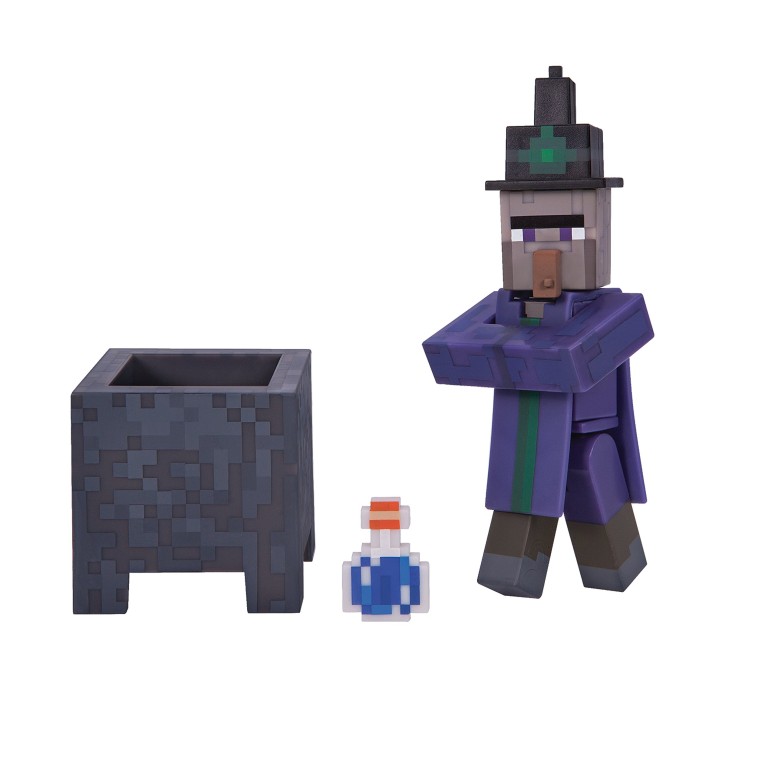 マイクラ 魔法使い フィギュア Minecraft Series 3 Witch Action Figure 【並行輸入品】|MJ-MARKET
