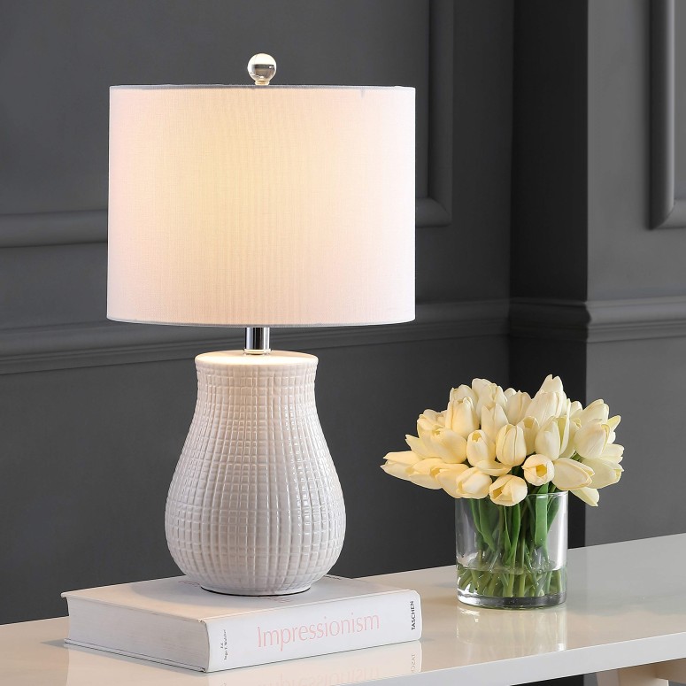 サファヴィヤ safavieh テーブルランプ サファビヤ サファヴィア Safavieh TBL4140A-SET2 Lighting Dayton White 21-inch (Set of 2) -LED Bulbs Included Table Lamp 【並行輸入品】|MJ-MARKET