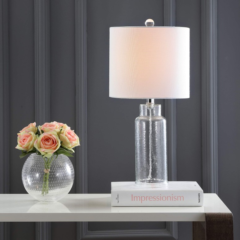 サファヴィヤ safavieh テーブルランプ サファビヤ サファヴィア Safavieh MLT4004A Lighting Collection Carmona Clear Table Lamp 【並行輸入品】