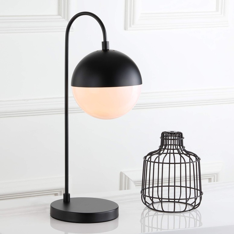 サファヴィヤ safavieh テーブルランプ サファビヤ サファヴィア Safavieh TBL4040B Lighting Collection Cappi 20.5\" Black (Bulb Included) Table Lamp 【並行輸入品】