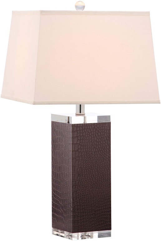 サファヴィヤ safavieh 時刻表照明ランプ サファビヤ サファヴィア Safavieh Lighting Collection Deco Leather Crocodile 25.5-inch Table Lamp (Set of 2) 【並行輸入品】