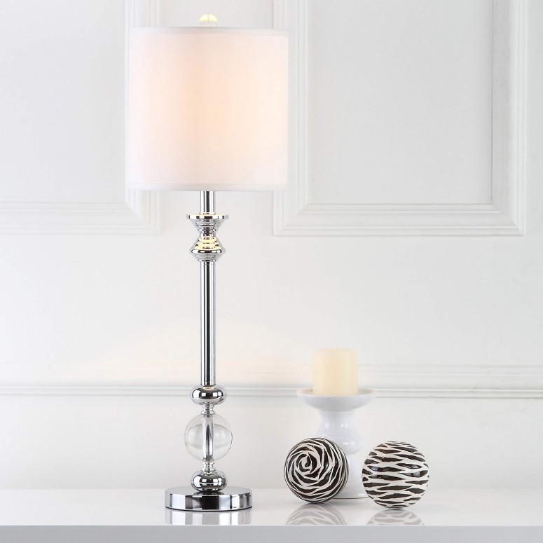 サファヴィヤ safavieh テーブルランプ サファビヤ サファヴィア Safavieh Lighting Collection Erica Crystal Candlestick 31-inch Table Lamp (Set of 2) 【並行輸入品】