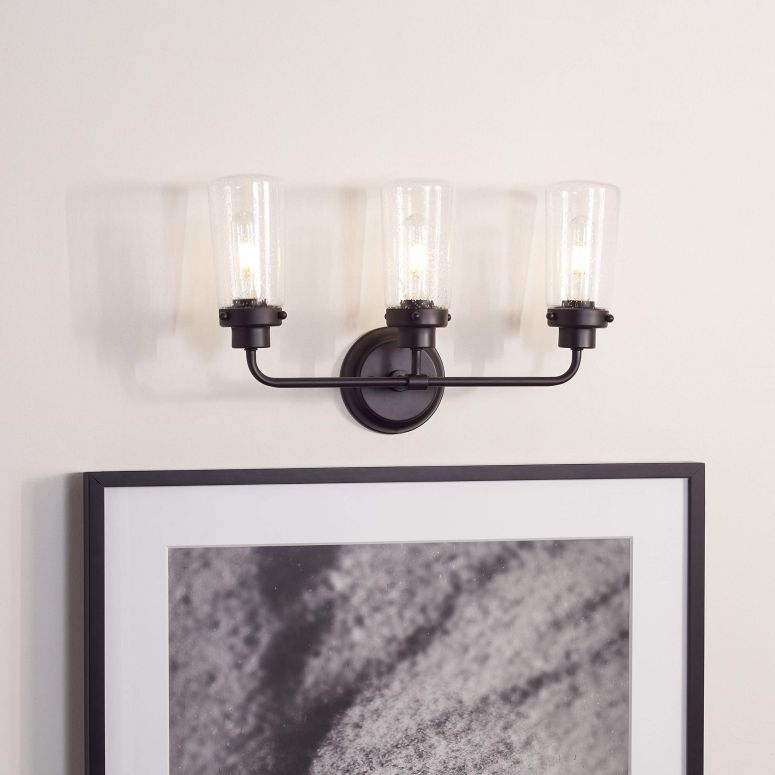 サファヴィヤ safavieh テーブルランプ サファビヤ サファヴィア Safavieh Lighting Collection Derser Oil Rubbed Bronze 3-Light Vanity Sconce (LED Bulb Included) 【並行輸入品】
