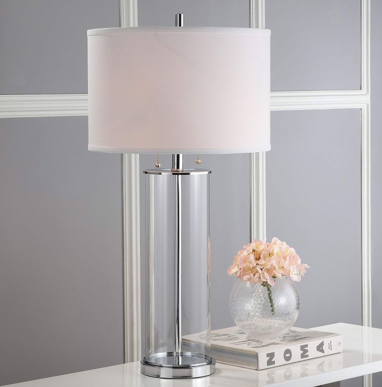 サファヴィヤ safavieh テーブルランプ サファビヤ サファヴィア Safavieh LITS4395A Lighting Velma Clear 31-inch (Bulb Included) Table Lamp 【並行輸入品】