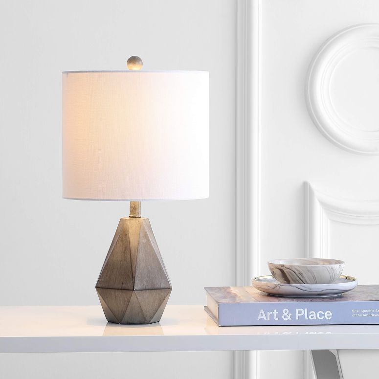 サファヴィヤ safavieh テーブルランプ サファビヤ サファヴィア Safavieh TBL4166A Lighting Vaughn Dark Grey 18-inch (LED Bulb Included) Table Lamp 【並行輸入品】