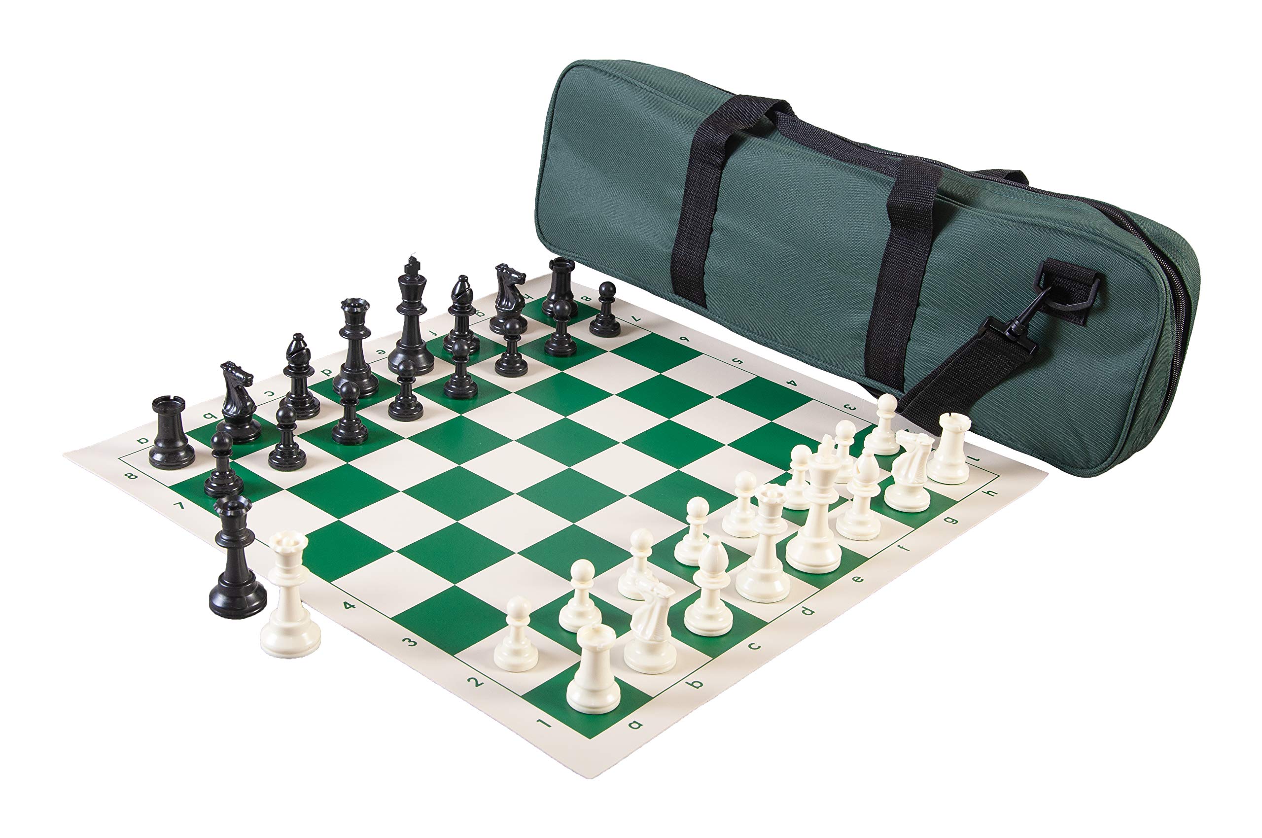 重い Heavy ヘビーチェス Tournament Chess 加重 Set Set Triple チェス チェスセット 並行輸入品 Weighted Chess Combo Forest Green Mj Market