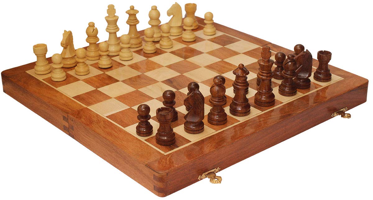 Sale 87 Off チェスセット 14 Inch Large Wood Magnetic Chess Set With Storage Folding Wooden Travel Board Game Chessmen Handmade Tournament Best Strategy Educational Toy For Kids Adults Teens Fucoa Cl