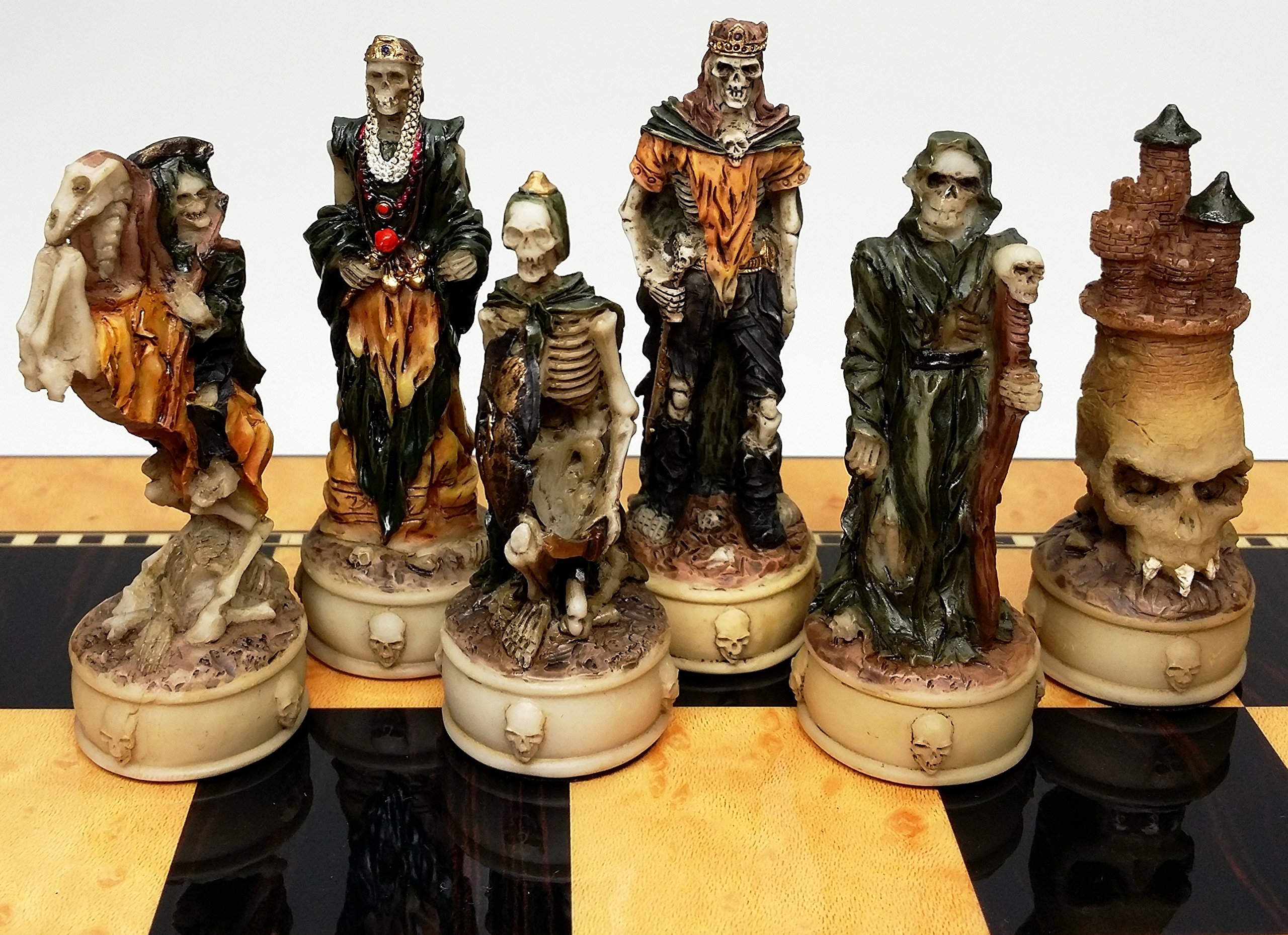 チェスセット HPL Skeleton Slayer Fantasy Gothic Skull Chess Men Set - NO Board 【並行輸入品】｜MJ-MARKET 29,380円