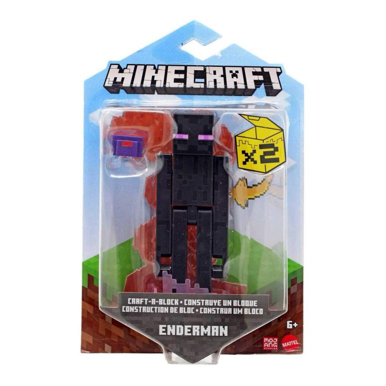楽天市場 マイクラ おもちゃ エンダーマン Minecraft Craft A Block Assortment Figures Authentic Pixelated Video Game Characters Action Toy To Create Explore And Survive Collectible Gift For Fans Age 6 Years And Older 並行輸入品 Mj Market