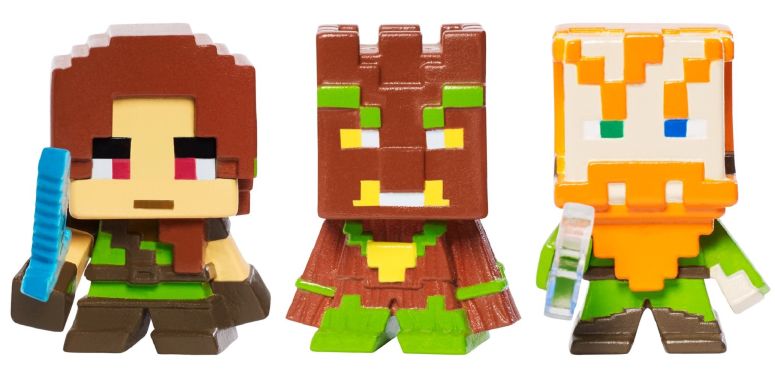 マイクラ おもちゃ バイオーム ミニフィギュア Minecraft Biome Settlers Series Mini Figure Forest 3-Pack 【並行輸入品】｜MJ-MARKET