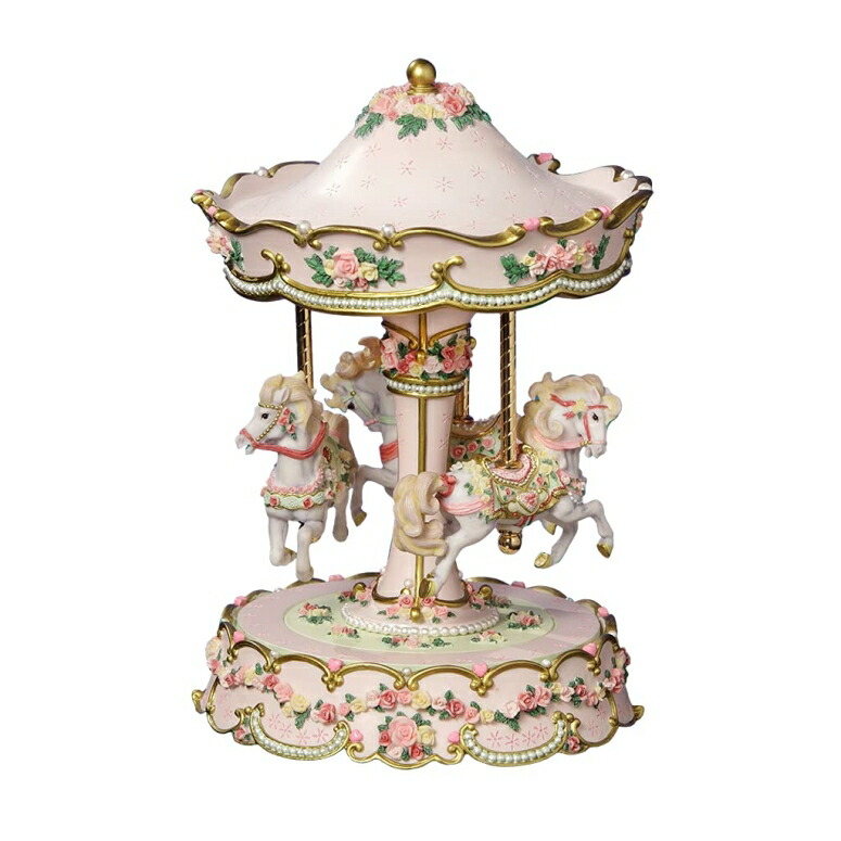 楽天市場】回転木馬 オルゴール メリーゴーランド The San Francisco Music Box Company Heritage  3-Horse Rotating Carousel 【並行輸入品】 : MJ-MARKET