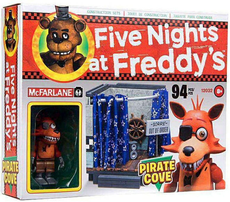 FNAF 5ナイツ フィギュア McFarlane Five Nights at Freddys Pirate Cove Construction Set 【並行輸入品】