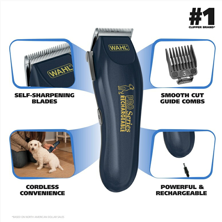 激安通販の 犬用バリカン クリッパー Wahl Lithium Ion Deluxe Pro Series Rechargeable Pet  Clipper Grooming Kit with Low Noise Heavy Duty Motor for Cordless Electric  Trimming fucoa.cl