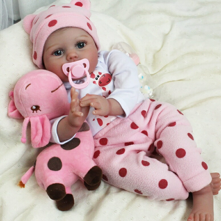 可愛い 赤ちゃん人形 新生児 乳児 新生児 おもちゃ リアル 人形 赤ちゃん CHAREX Dolls - 22 inches Realistic Newborn Soft Vinyl Baby Dolls Toy for Kids Age 3+ 【並行輸入品】