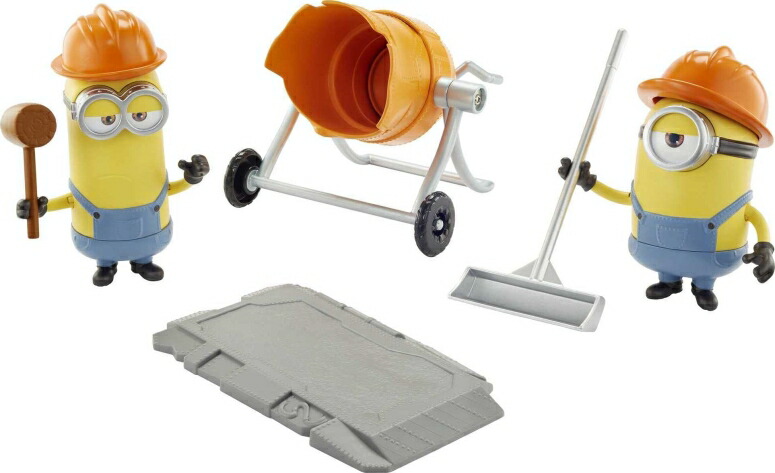 ミニオンズ フィーバー ライズオブグルー 2022 ミニオン おもちゃ Minions: The Rise of Gru Movie Moments Mixed Up Minions: Approx 4-in Action Figure Interactive Toy with Articulation & Movie Scene Construction Accessories Minion Fans 【並行輸入品】｜MJ-MARKET