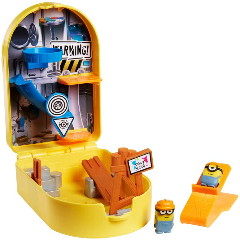 ミニオンズ フィーバー ライズオブグルー 2022 ミニオン おもちゃ Minions: The Rise of Gru Splat???EMS Construction Playset Toy, 2 Mini Minion Figures with Deluxe Launcher and Sticky Targets, Gift for Kids Ages 4 Years and Older 【並行輸入品】｜MJ-MARKET