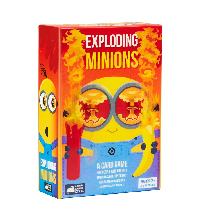 ミニオンズ おもちゃ Exploding Minions by Exploding Kittens - A Russian Roulette Card Game, Easy Family-Friendly Party Games - Card Games for Kids, Teens & Adults - 2-5 Players 【並行輸入品】｜MJ-MARKET 7,776円