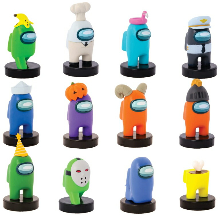 アモングアス　Among Us フィギュア Amazon.com: Among Us Action Figures Series 3 - Pack of 8