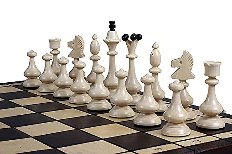 チェスセット The Bevana, Elegant Wooden Chess Set, Pieces, Chess Board and Chess Piece Storage 【並行輸入品】｜MJ-MARKET