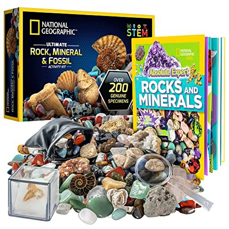  NATIONAL GEOGRAPHIC Hobby Rock Tumbler Kit – Durable Leak-Proof  Rock Polisher with 7-Day Timer – Complete Rock Tumbling Kit – Geology Hobby  for Kids, Educational STEM Science Kit, Rock Collection 