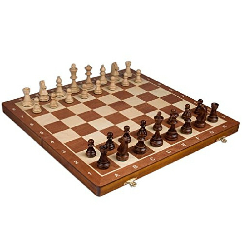 チェスセット Wegiel Handmade European Professional Tournament Chess Set With Wood Case - Hand Carved Wood Chess Pieces & Storage Box To Store All The Piece 【並行輸入品】｜MJ-MARKET