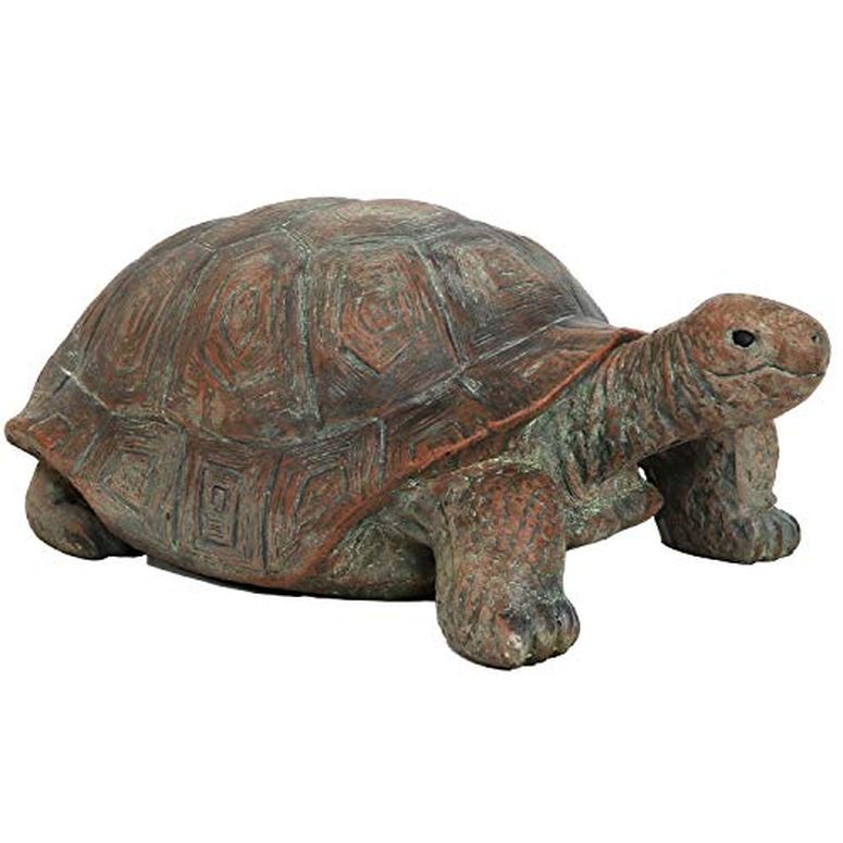 庭園点火装置LEDソーラー点火装置 ソーラー力強さ Sunnydaze Talia The Tortoise Garden Statue - Glass Fiber Reinforced Concrete Construction - Indoor/Outdoor Yard Art Decor - Turtle Lawn Ornament - Backyard and Patio Animal Sculpture - 【並行輸入品】