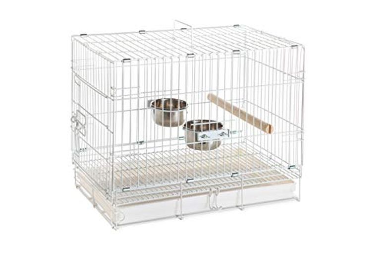 インコ 小鳥 バード トラベルキャリアー Prevue Pet Products Travel Bird Cage 1305 White, 20-Inch by 12-1/2-Inch by 15-1/2-Inch 【並行輸入品】