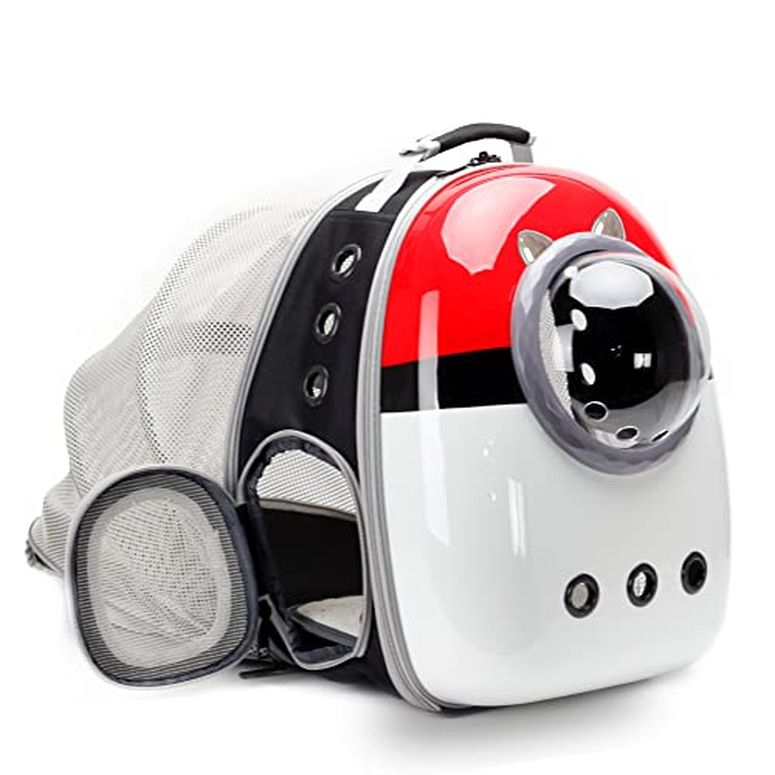 インコ 小鳥 バード トラベルキャリアー Back Expandable Cat Carrier Backpack, Backpack for Cats Kitten Small Puppy, Airline Approved Cat Bubble Backpack, Space Capsule Astronaut Carrier 【並行輸入品】
