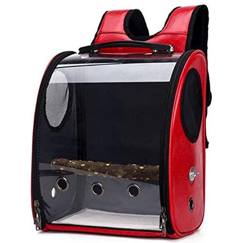 インコ 小鳥 バード トラベルキャリアー Back Expandable Cat Backpack Carrier, Fit up to 12 lbs, Hard Shell Window Pet Carrier Backpack for Cat and Small Puppy 【並行輸入品】