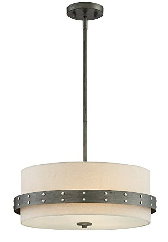 卓上 噴水 滝のオブジェ テーブルトップファウンテン インテリア噴水 DESIGNERS FOUNTAIN Garrett 3-Light Pendant, Weathered Iron, 92431-WI 【並行輸入品】
