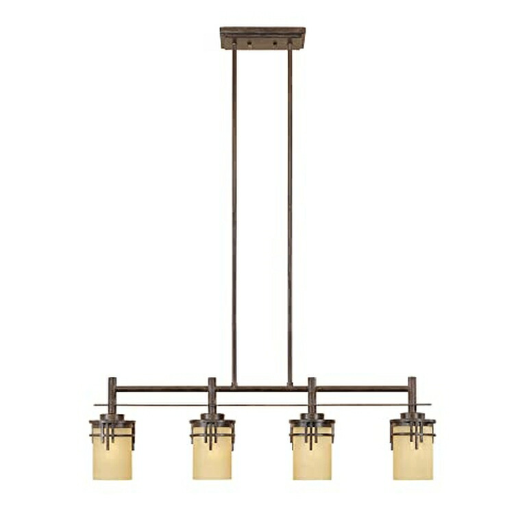 卓上 吹き上げ 滝のオブジェ テーブルトップファウンテン 室内装飾吹き上げ Designers Fountain 82138-WM Mission Ridge 4 Hanging Island Light, 4.75 【並行輸入品】