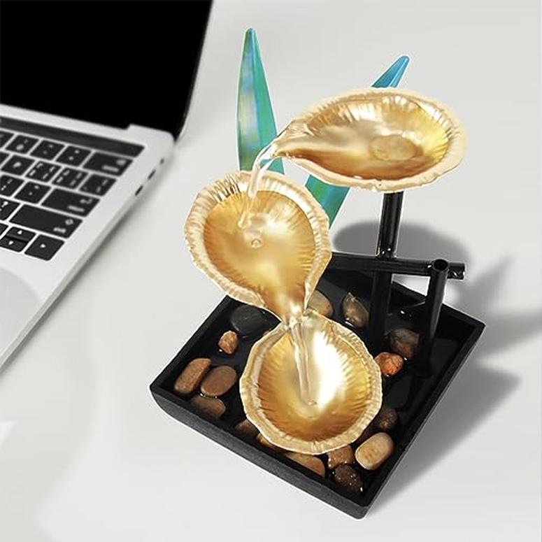 【楽天市場】卓上 噴水 滝のオブジェ テーブルトップファウンテン インテリア噴水 Indoor Tabletop Water Fountain