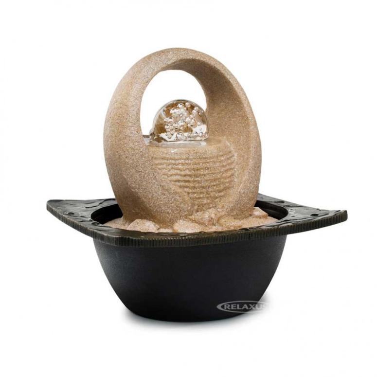 卓上 吹き上げ 滝のオブジェ テーブルトップファウンテン 室内装飾吹き上げ Relaxus Decor Desk Zen Arc Indoor Water Fountain with Color Changing LED Lights