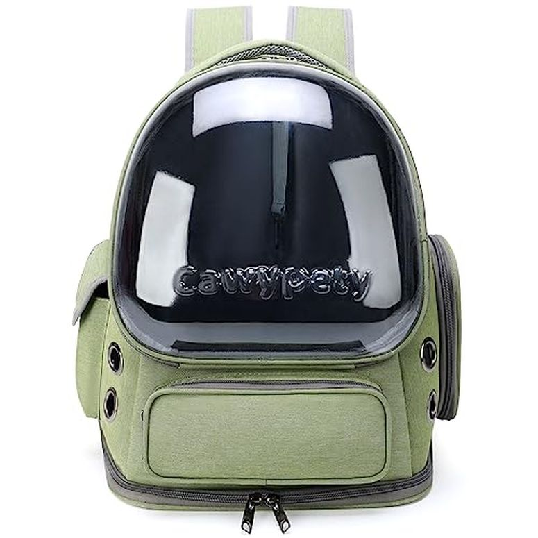 インコ 小鳥 バード トラベルキャリアー Cawypety Cat Backpack Carrier, Breathable Cat Carrier Large Space Bubble Pet Backpack for Kitty Small Dog up to 15lbs, Transparent & Foldable Pet Carrier for Travel Hiking 【並行輸入品】 16,380円