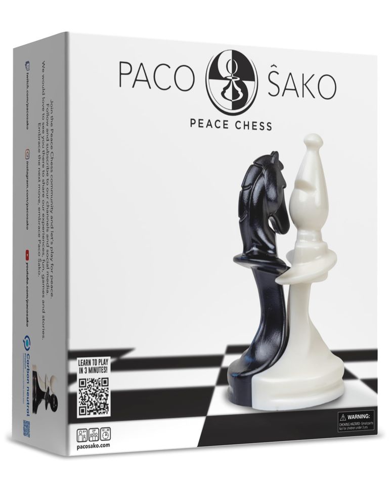 チェスセット Paco Sako Peace Chess Game, Super Fun for Chess Lovers, Make Peace While Playing Chess Foe 2 players, not War - Board Game for Peace Makers 【並行輸入品】｜MJ-MARKET