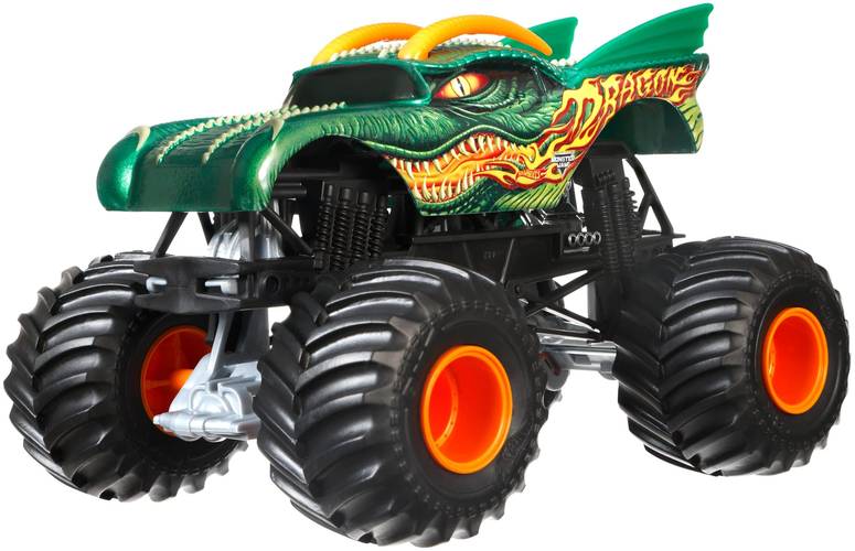 ホットウィール モンスタートラック Hot Wheels Monster Jam 1: 24 Scale Dragon Vehicle 【並行輸入品】｜MJ-MARKET