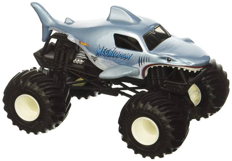 ホットウィール モンスタートラック Hot Wheels Monster Jam Gold Max-D Vehicle, 1:24 Scale 【並行輸入品】