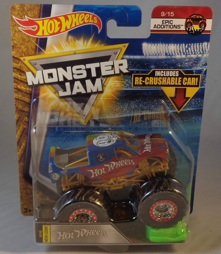 ホットウィール モンスタートラック Hot Wheels Monster Jam Epic Additions 9/15 Includes Re-Crushable Car 【並行輸入品】 11,160円