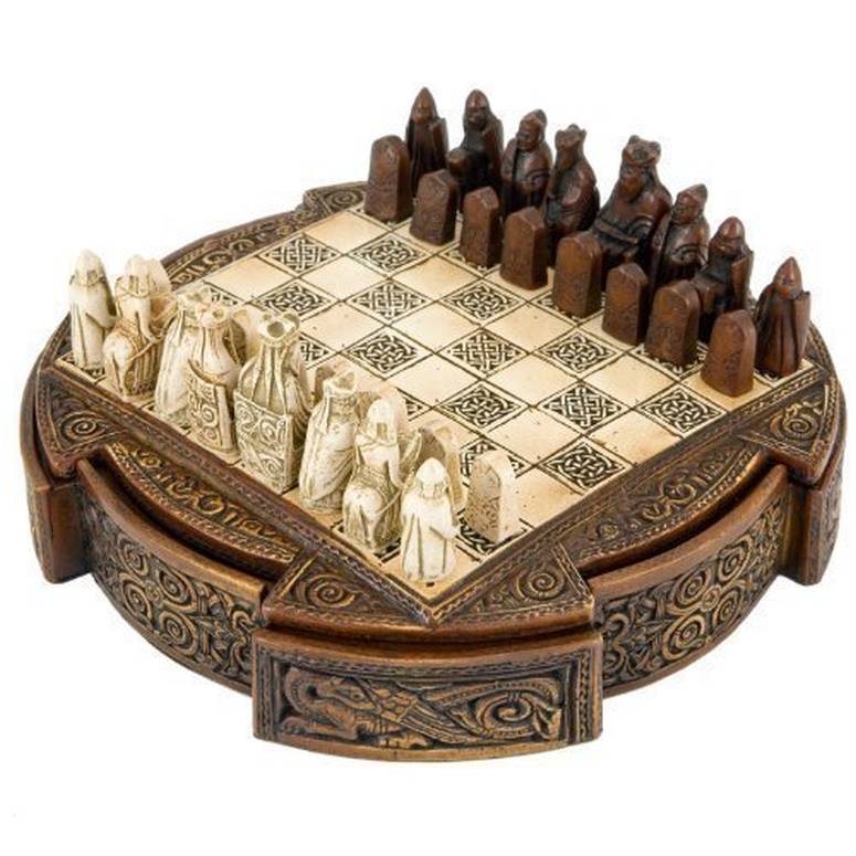 チェスセット Isle of Lewis Compact Celtic Chess Set 9 Inches 【並行輸入品】｜MJ-MARKET