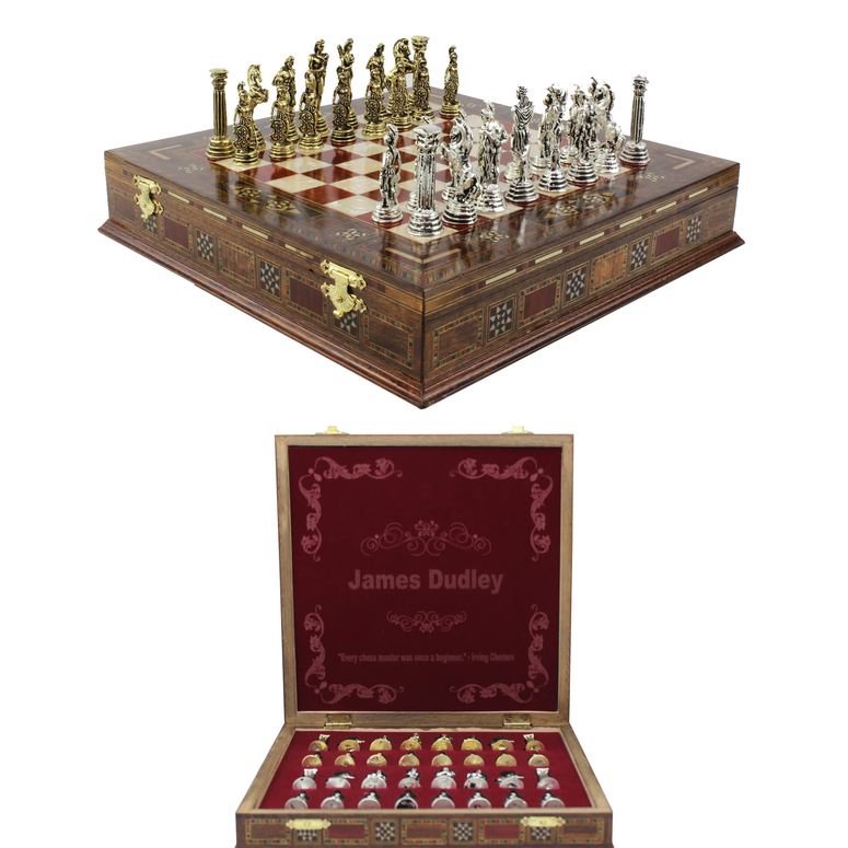 チェスセット Antochia Crafts 11 Inches Custom Chess Set - Personalized Chess Set - Gift Idea 【並行輸入品】｜MJ-MARKET