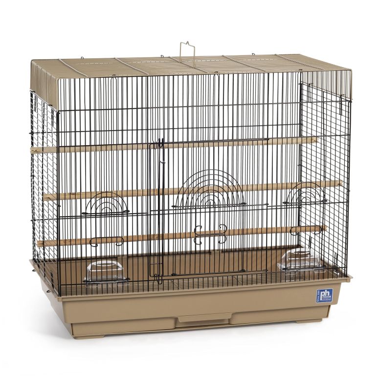 インコ 小鳥 バード トラベルキャリアー Prevue Pet Products Flight Cage, Brown/Black SP1804-5 【並行輸入品】