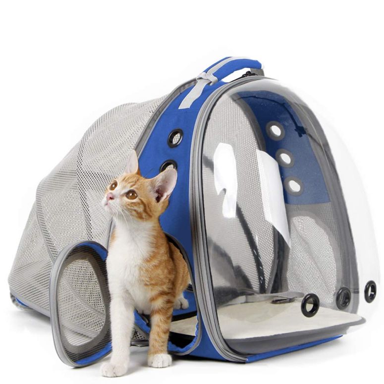 インコ 小鳥 バード トラベルキャリアー Back Expandable Cat Backpack Carrier, Fit up to 12 lbs, Space Capsule Bubble Window Pet Carrier Backpack for Cat and Small Puppy 【並行輸入品】
