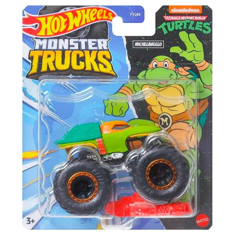 ホットウィール モンスタートラック Hot Wheels Monster Trucks Teenage Mutant Ninja Turtle Michelangelo 【並行輸入品】｜MJ-MARKET