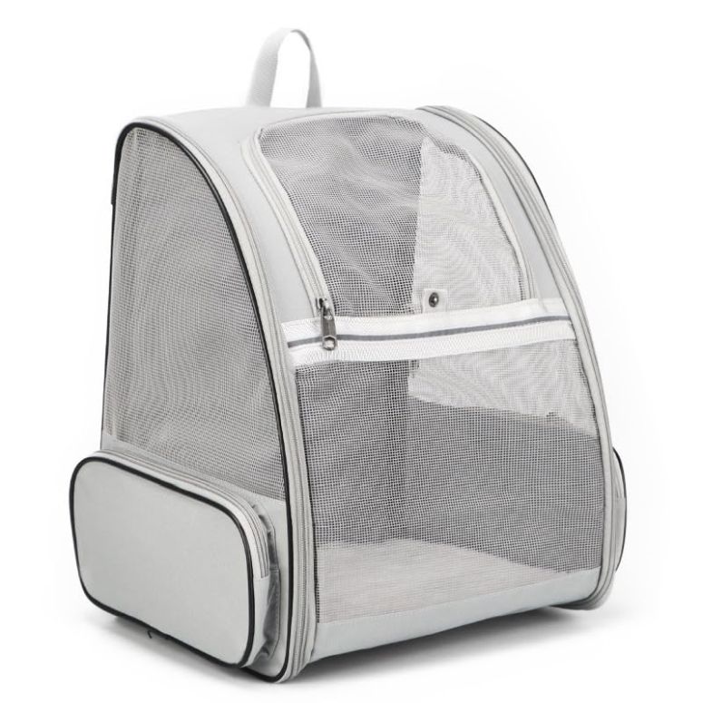 インコ 小鳥 バード トラベルキャリアー BEIKOTT Cat Carrier Backpack, Dog Backpack, Ventilate Pet Cats Puppy Dogs Birds Bunny Backpack for Travel Indoor Outdoor Use(Grey) 【並行輸入品】