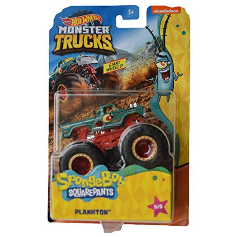 楽天市場】1:64 Hot Wheels Monster Trucks Spongebob