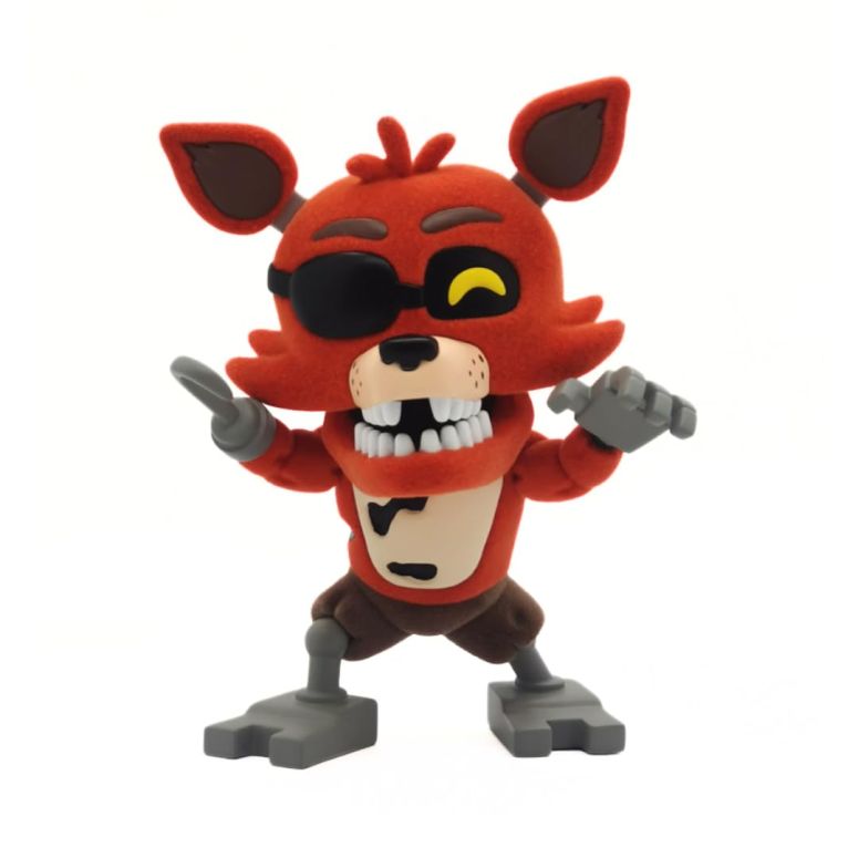 FNAF 5ナイツ Youtooz FNAF Foxy Flocked 4.3\