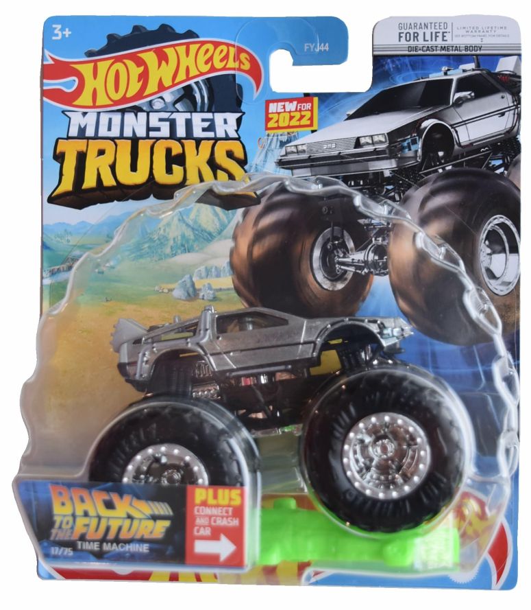 ホットウィール モンスタートラック デロリアンバックトゥーザフューチャー Amazon.co.jp: ホットウィール モンスタートラック デロリアン