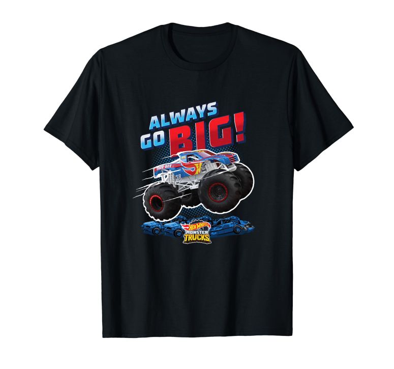ホットウィール モンスタートラック Hot Wheels Monster Trucks - Always Go Big T-Shirt 【並行輸入品】｜MJ-MARKET