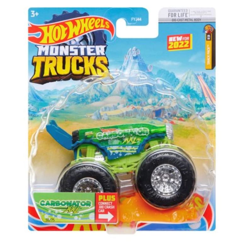 ホットウィール モンスタートラック Hot Wheels 2022 - Monster Trucks - Carbonator XXL 56/75 - Snack Pack 6/6 【並行輸入品】